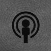 Broadcast symbol floating over a swirl of black and white static