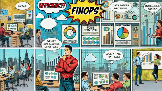 FinOps Comic Panel