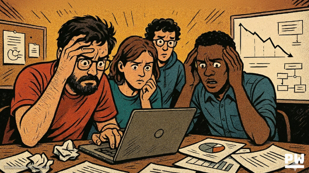 A team of developers suffering from analysis paralysis