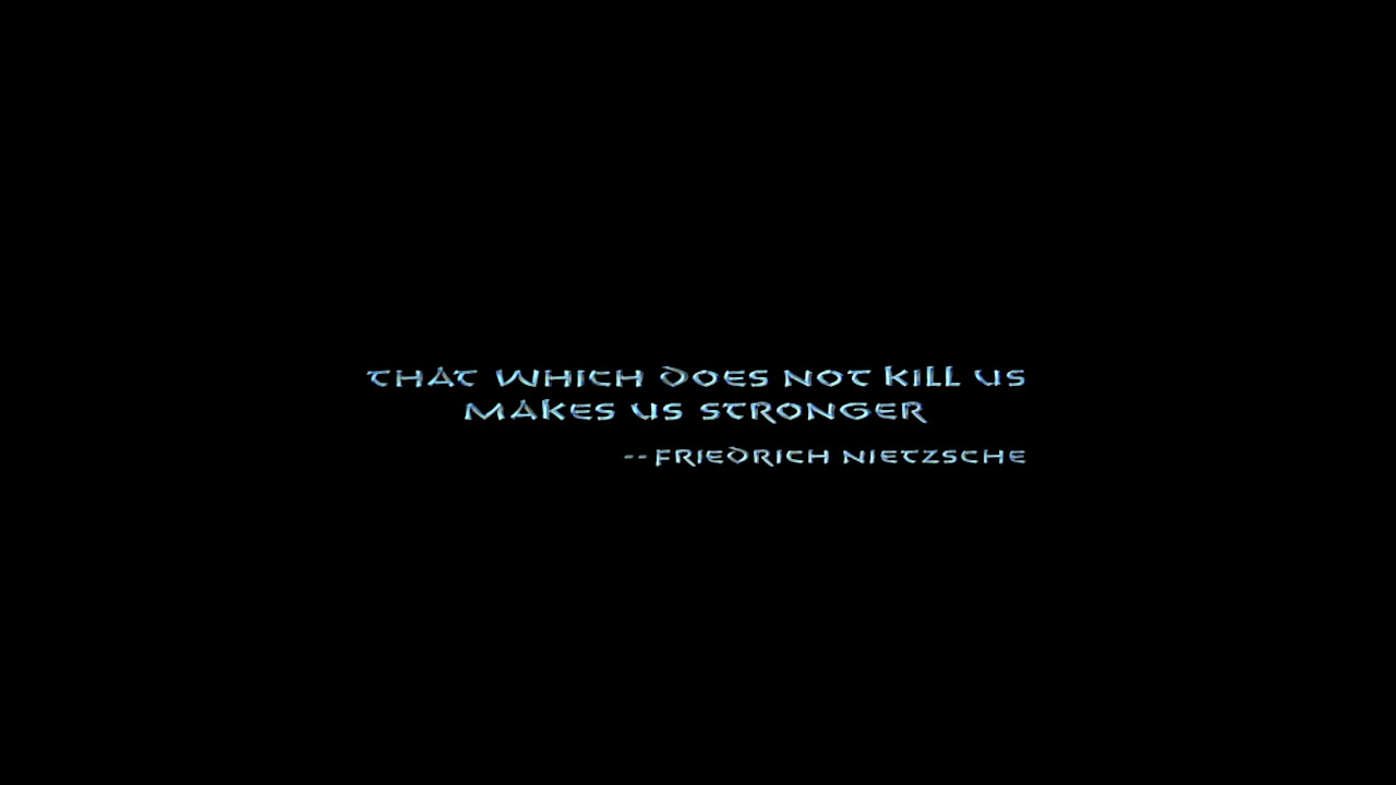 Nietzche quote used in Conan the Barbarian