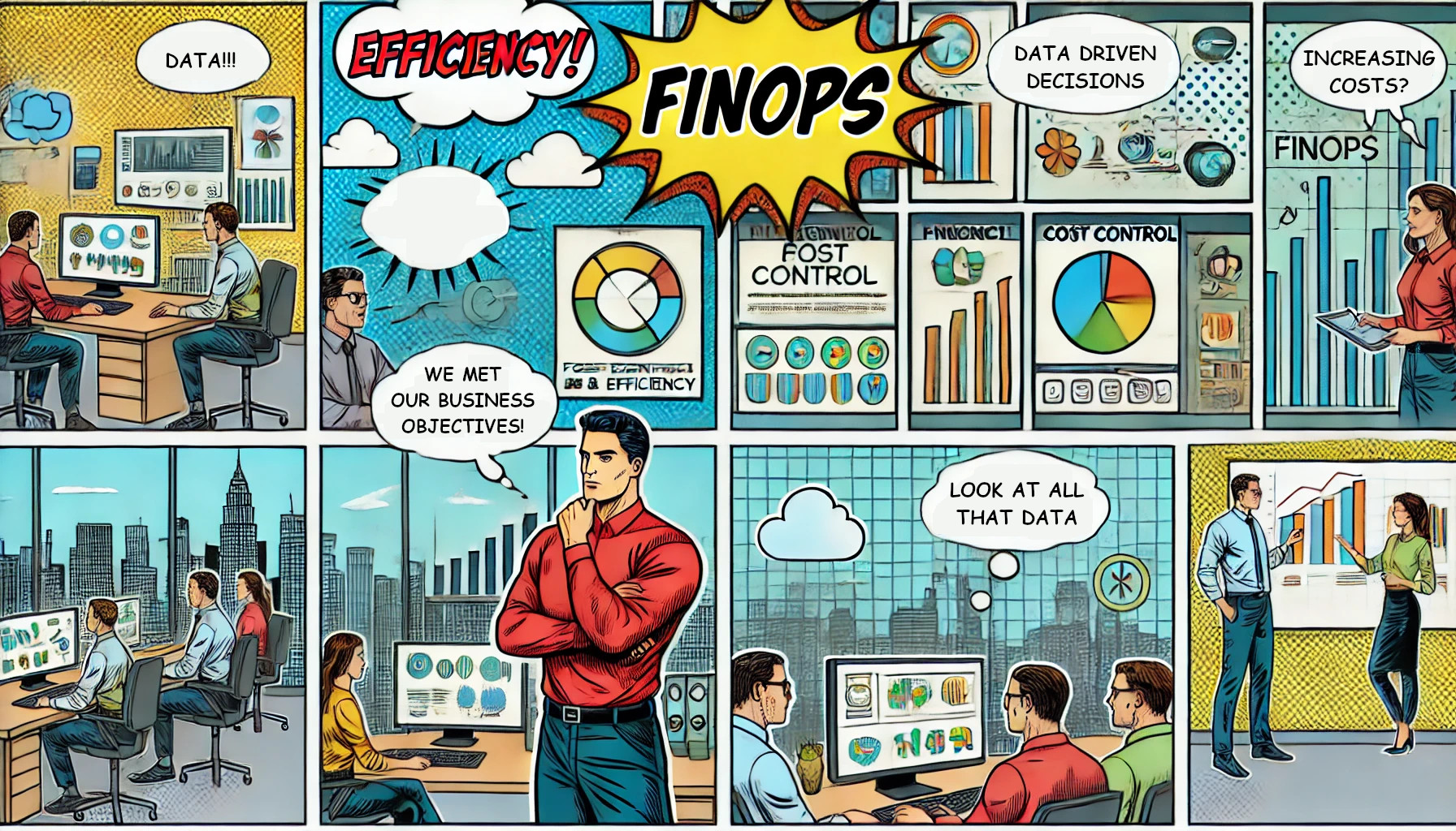 FinOps Comic Panel